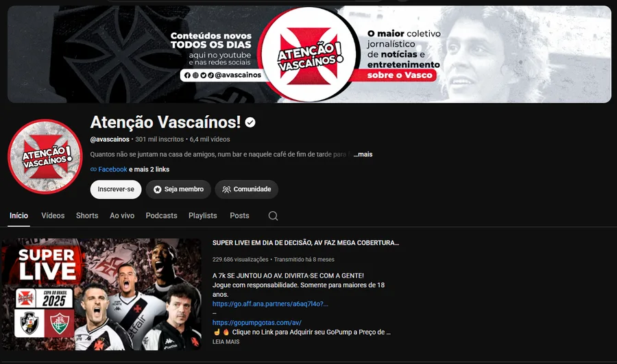 Caso de sucesso • Atenção Vascaínos